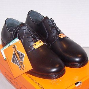 GENUINE GRIP BLACK LEATHER SAFETY SHOES S3418